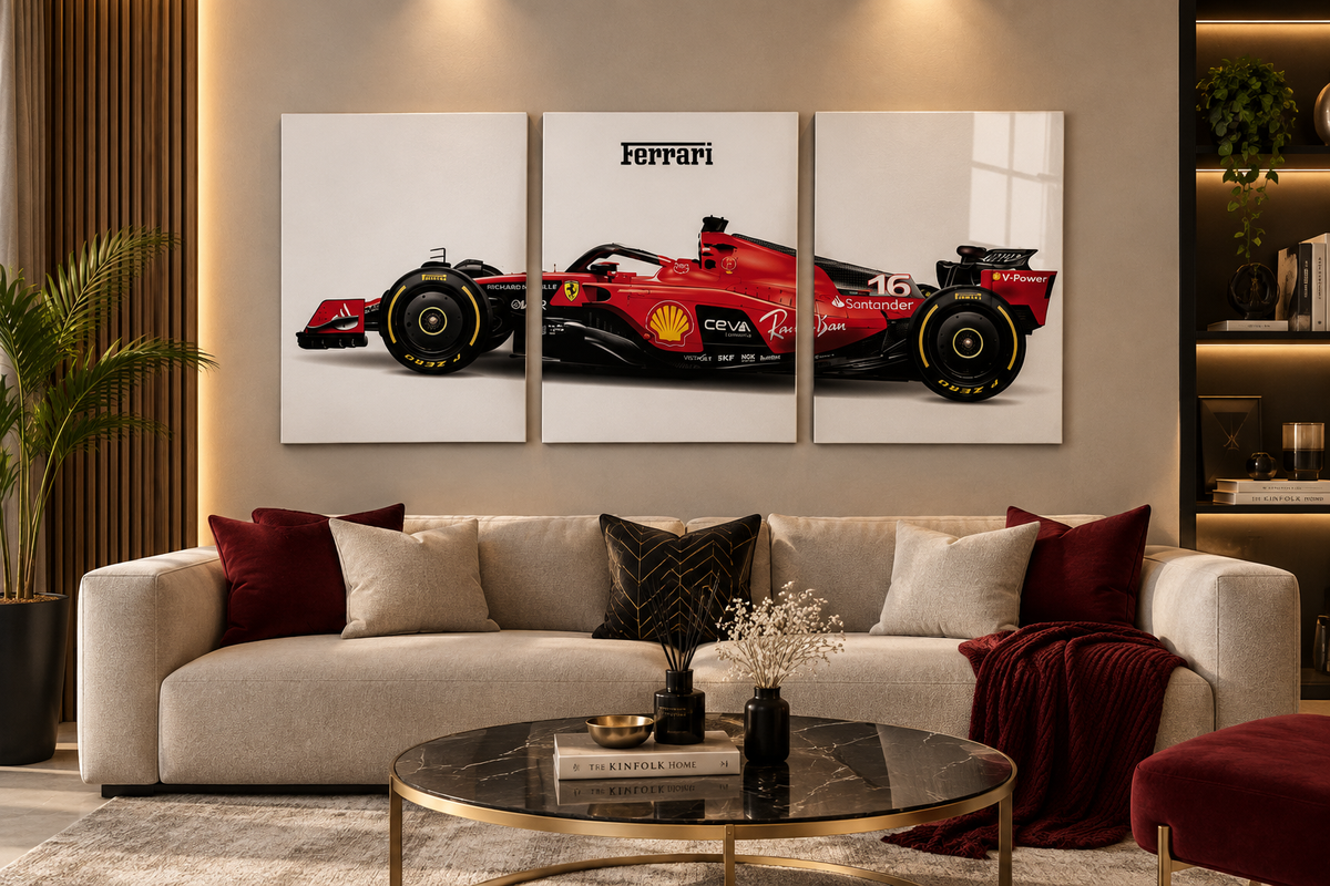 Set of 3 Premium Wall Art Photo Tiles – Modern Home Decor Sets